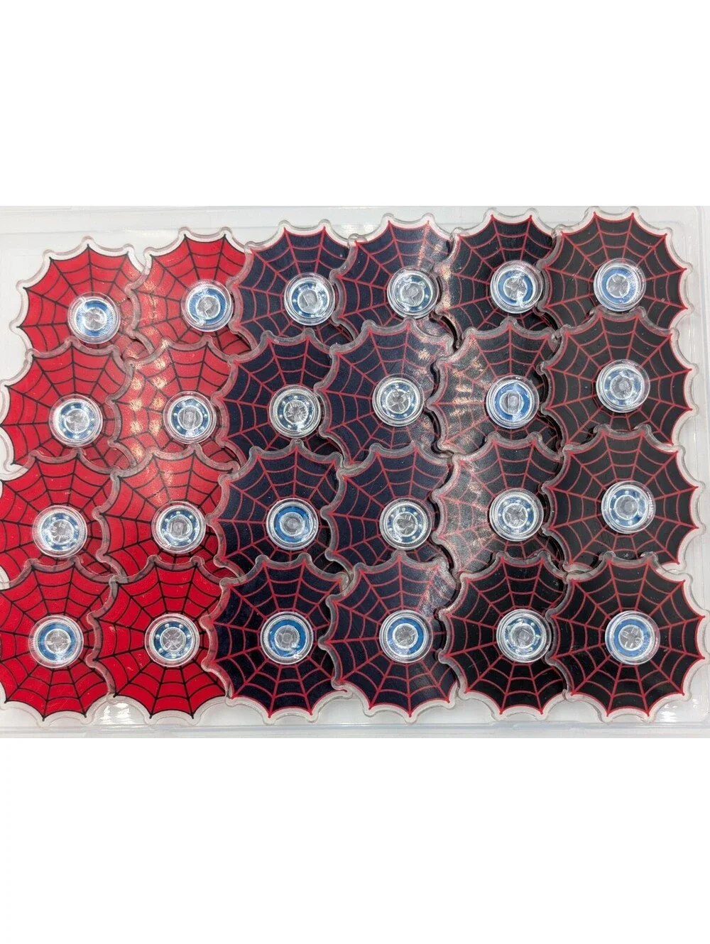 24 Spider Web Finger Spinners Halloween Party Favors Boys Birthday Goodie Bag...